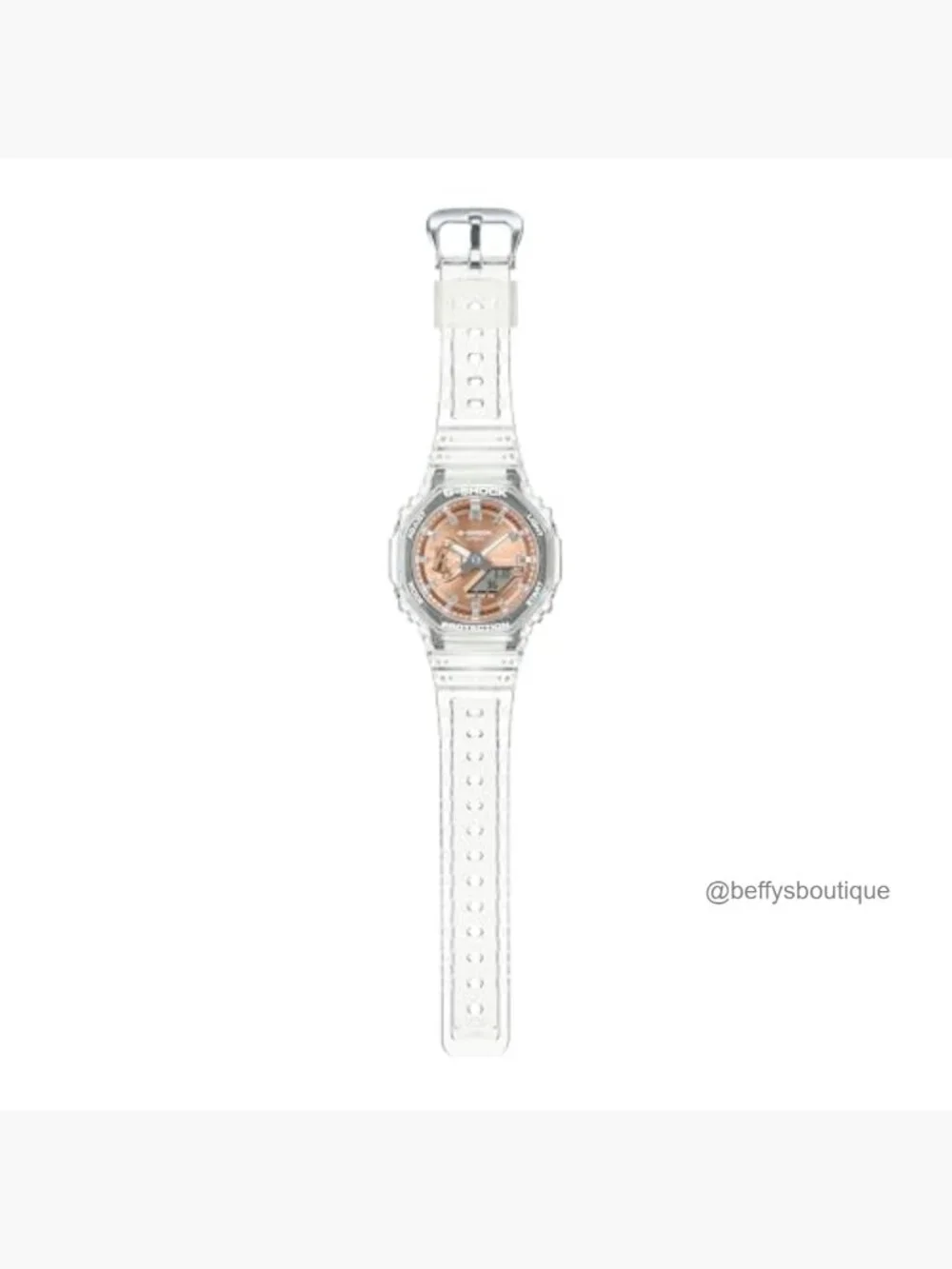 Shock Resistant Carbon Core Guard Wrist Watch Translucent Band